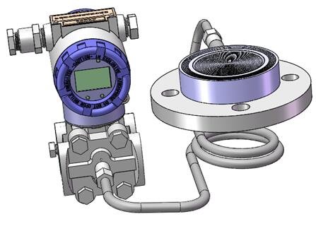 Diaphragm seal system pressure transmitters 7