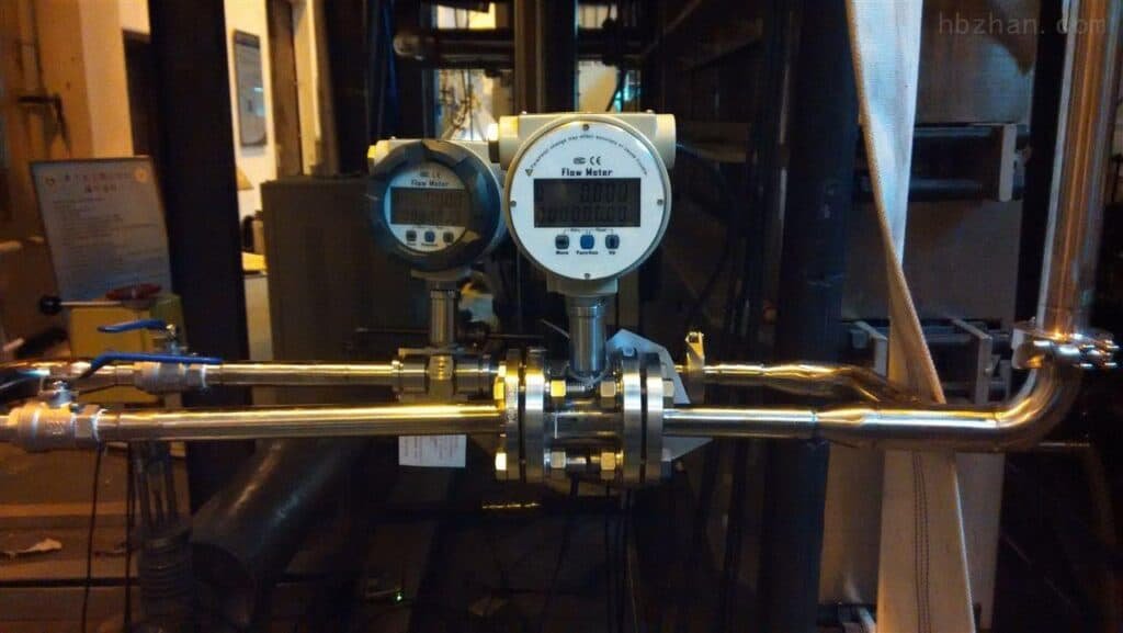 Inline oil flow meter