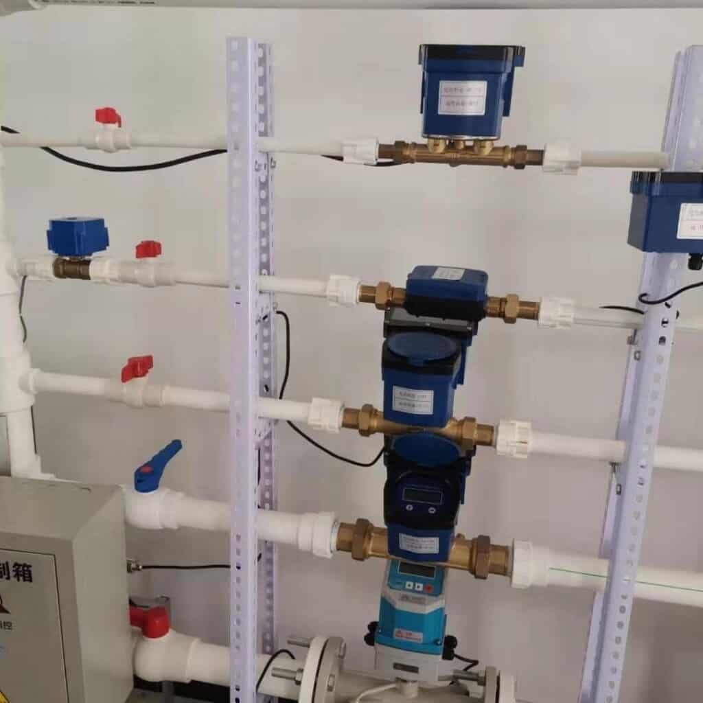 inline water flow meter