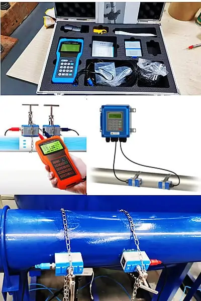 Ultrasonic water flow meters 