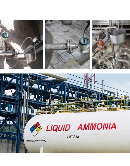 Industrial Liquid Ammonia Density Measurement